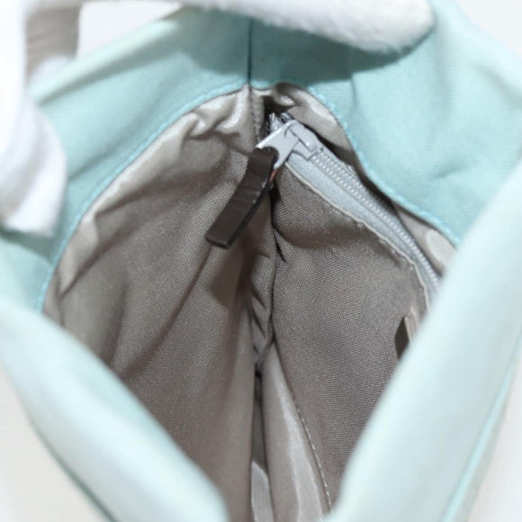 BURBERRY Sacosh Shoulder Bag Canvas Light Blue Auth 127837