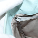 BURBERRY Sacosh Shoulder Bag Canvas Light Blue Auth 127837-19