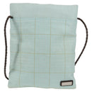 BURBERRY Sacosh Shoulder Bag Canvas Light Blue Auth 127837-2