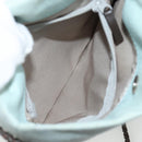 BURBERRY Sacosh Shoulder Bag Canvas Light Blue Auth 127837-20