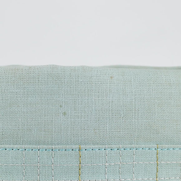 BURBERRY Sacosh Shoulder Bag Canvas Light Blue Auth 127837