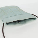 BURBERRY Sacosh Shoulder Bag Canvas Light Blue Auth 127837-7