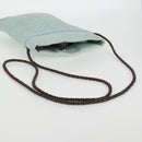 BURBERRY Sacosh Shoulder Bag Canvas Light Blue Auth 127837-8