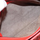 BOTTEGA VENETA INTRECCIATO Hand Bag Leather 2way Red Auth 127841V-10