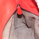 BOTTEGA VENETA INTRECCIATO Hand Bag Leather 2way Red Auth 127841V-21