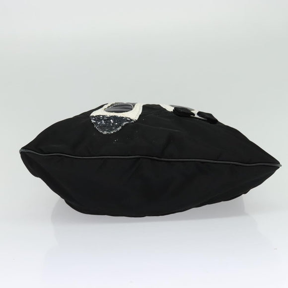 Salvatore Ferragamo Shoulder Bag Nylon 2way Black Auth 127844