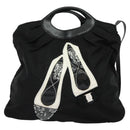 Salvatore Ferragamo Shoulder Bag Nylon 2way Black Auth 127844-2