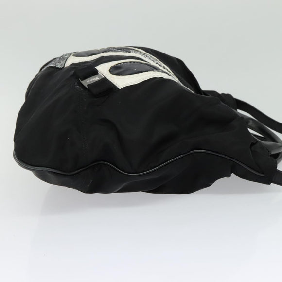 Salvatore Ferragamo Shoulder Bag Nylon 2way Black Auth 127844