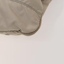 Salvatore Ferragamo Shoulder Bag Nylon 2way Beige Auth 127845-16