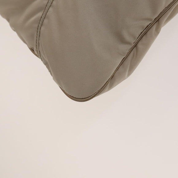 Salvatore Ferragamo Shoulder Bag Nylon 2way Beige Auth 127845