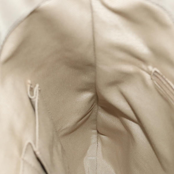 Salvatore Ferragamo Shoulder Bag Nylon 2way Beige Auth 127845