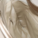 Salvatore Ferragamo Shoulder Bag Nylon 2way Beige Auth 127845-21