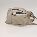 Salvatore Ferragamo Shoulder Bag Nylon 2way Beige Auth 127845-3