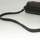 Salvatore Ferragamo Gancini Shoulder Bag Canvas Black Silver Auth 127847-7