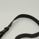 Salvatore Ferragamo Gancini Shoulder Bag Canvas Black Silver Auth 127847-8