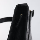 Salvatore Ferragamo Shoulder Bag Leather Black Gold Auth 127848-10