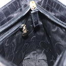 Salvatore Ferragamo Shoulder Bag Leather Black Gold Auth 127848-18