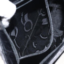 Salvatore Ferragamo Shoulder Bag Leather Black Gold Auth 127848-20