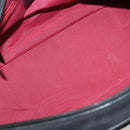 Salvatore Ferragamo Hand Bag Suede Black Silver Auth 127851-11