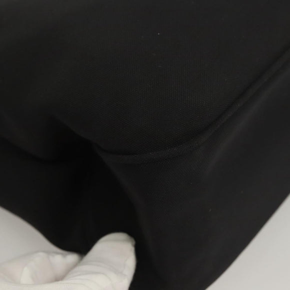 Salvatore Ferragamo Shoulder Bag Canvas Black Auth 127852