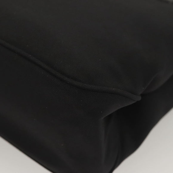 Salvatore Ferragamo Shoulder Bag Canvas Black Auth 127852