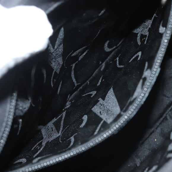 Salvatore Ferragamo Shoulder Bag Canvas Black Auth 127852