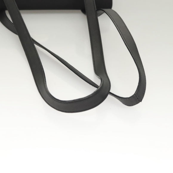 Salvatore Ferragamo Shoulder Bag Canvas Black Auth 127852