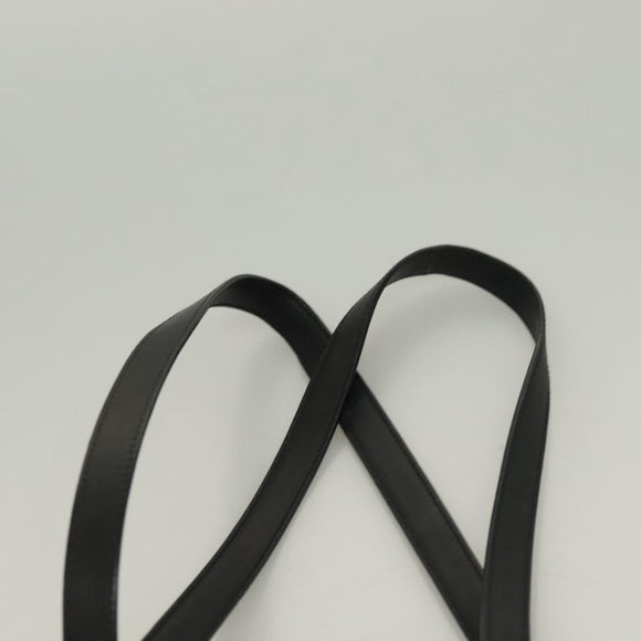 Salvatore Ferragamo Shoulder Bag Canvas Black Auth 127852