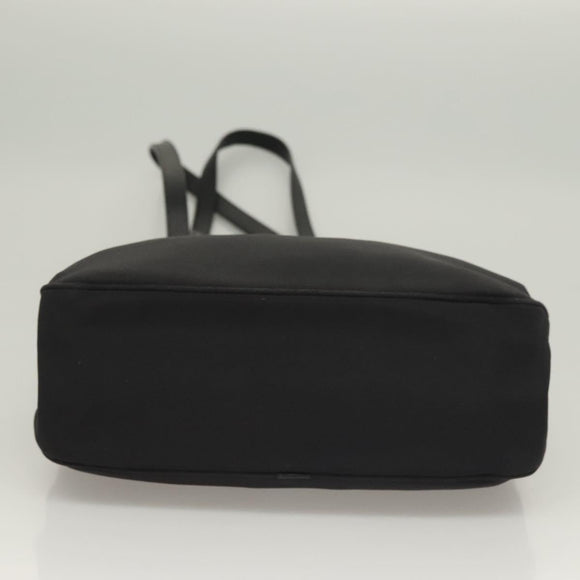 Salvatore Ferragamo Shoulder Bag Canvas Black Auth 127852