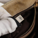 Miu Miu Hand Bag Leather 2way Beige Gold Auth 127861-12