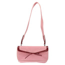 PRADA Shoulder Bag Canvas Pink Silver Auth 127866-13