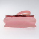 PRADA Shoulder Bag Canvas Pink Silver Auth 127866-5