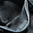 PRADA Tote Bag Nylon Navy Silver Auth 127867-21