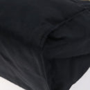 PRADA Hand Bag Nylon Black Gold Auth 127868-15