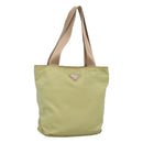 PRADA Tote Bag Nylon Light green Auth 127872-1