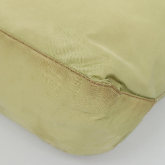 PRADA Tote Bag Nylon Light green Auth 127872