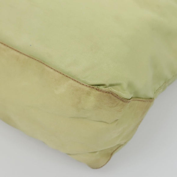 PRADA Tote Bag Nylon Light green Auth 127872