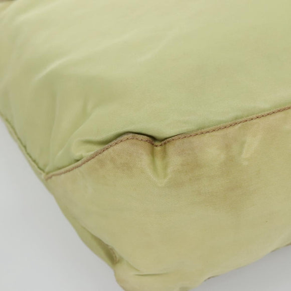 PRADA Tote Bag Nylon Light green Auth 127872