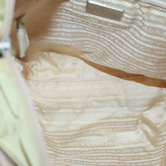 PRADA Tote Bag Nylon Light green Auth 127872