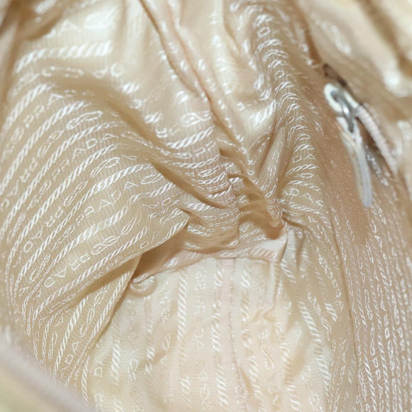 PRADA Tote Bag Nylon Light green Auth 127872