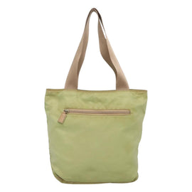 PRADA Tote Bag Nylon Light green Auth 127872 - 0