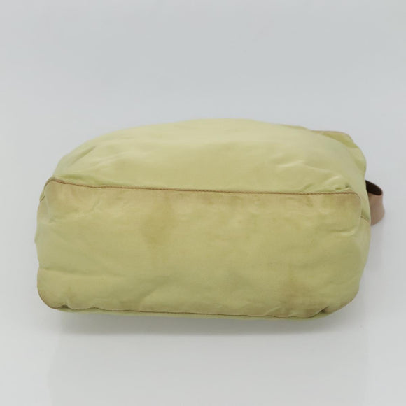 PRADA Tote Bag Nylon Light green Auth 127872