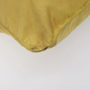 PRADA Shoulder Bag Nylon Yellow Auth 127873-14