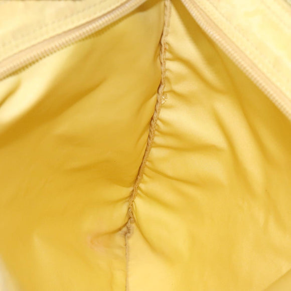 PRADA Shoulder Bag Nylon Yellow Auth 127873