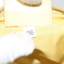 PRADA Shoulder Bag Nylon Yellow Auth 127873-12