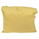 PRADA Shoulder Bag Nylon Yellow Auth 127873-2