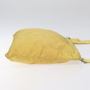 PRADA Shoulder Bag Nylon Yellow Auth 127873-3