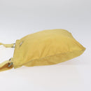PRADA Shoulder Bag Nylon Yellow Auth 127873-4