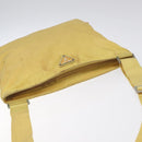 PRADA Shoulder Bag Nylon Yellow Auth 127873-6
