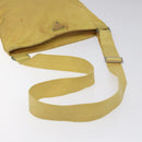 PRADA Shoulder Bag Nylon Yellow Auth 127873-7